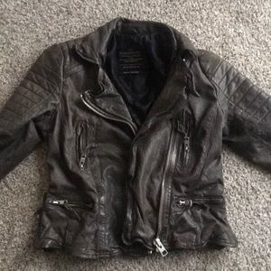 All Saints leather jacket good condition